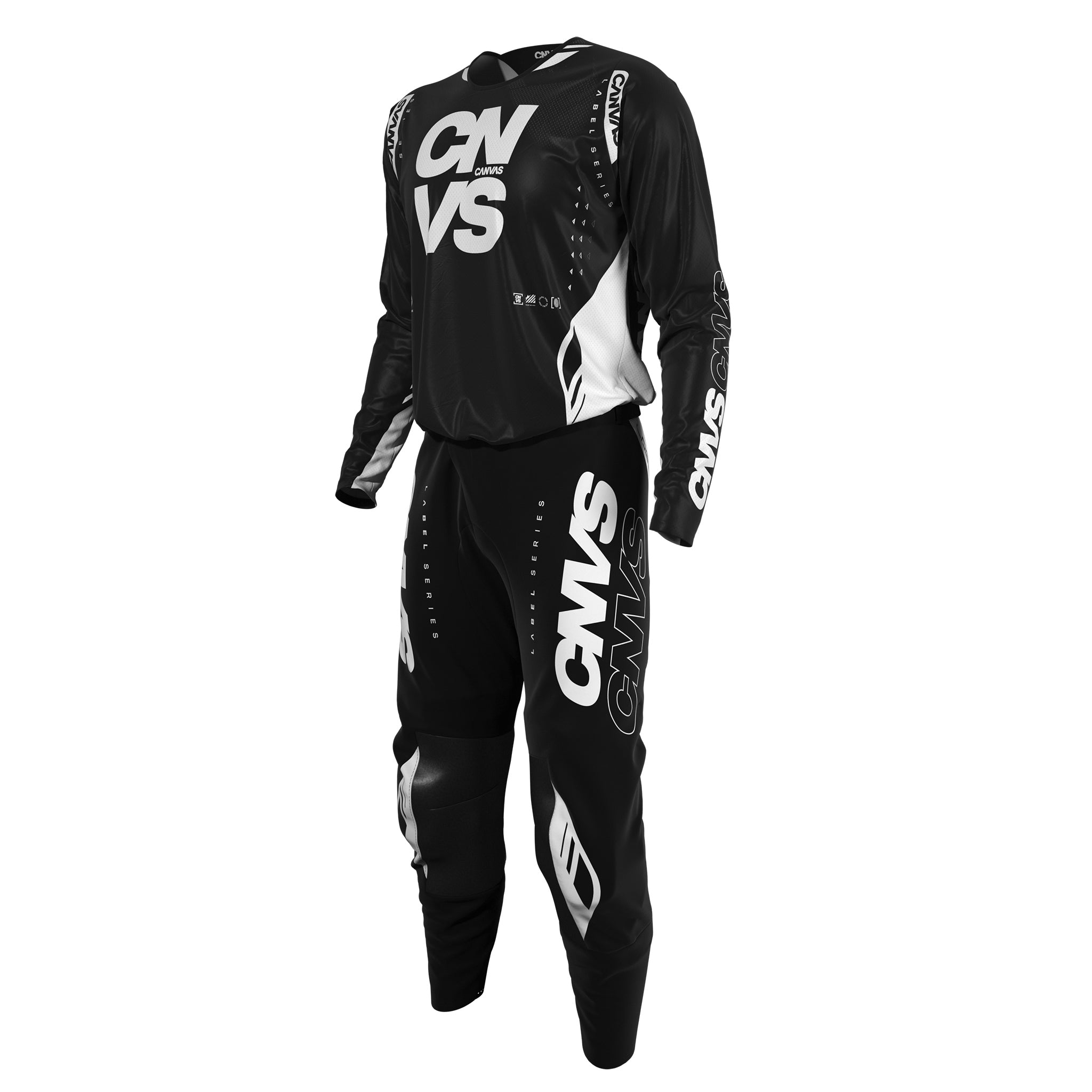 Label Series 26.1 Custom Motocross Gear - Black