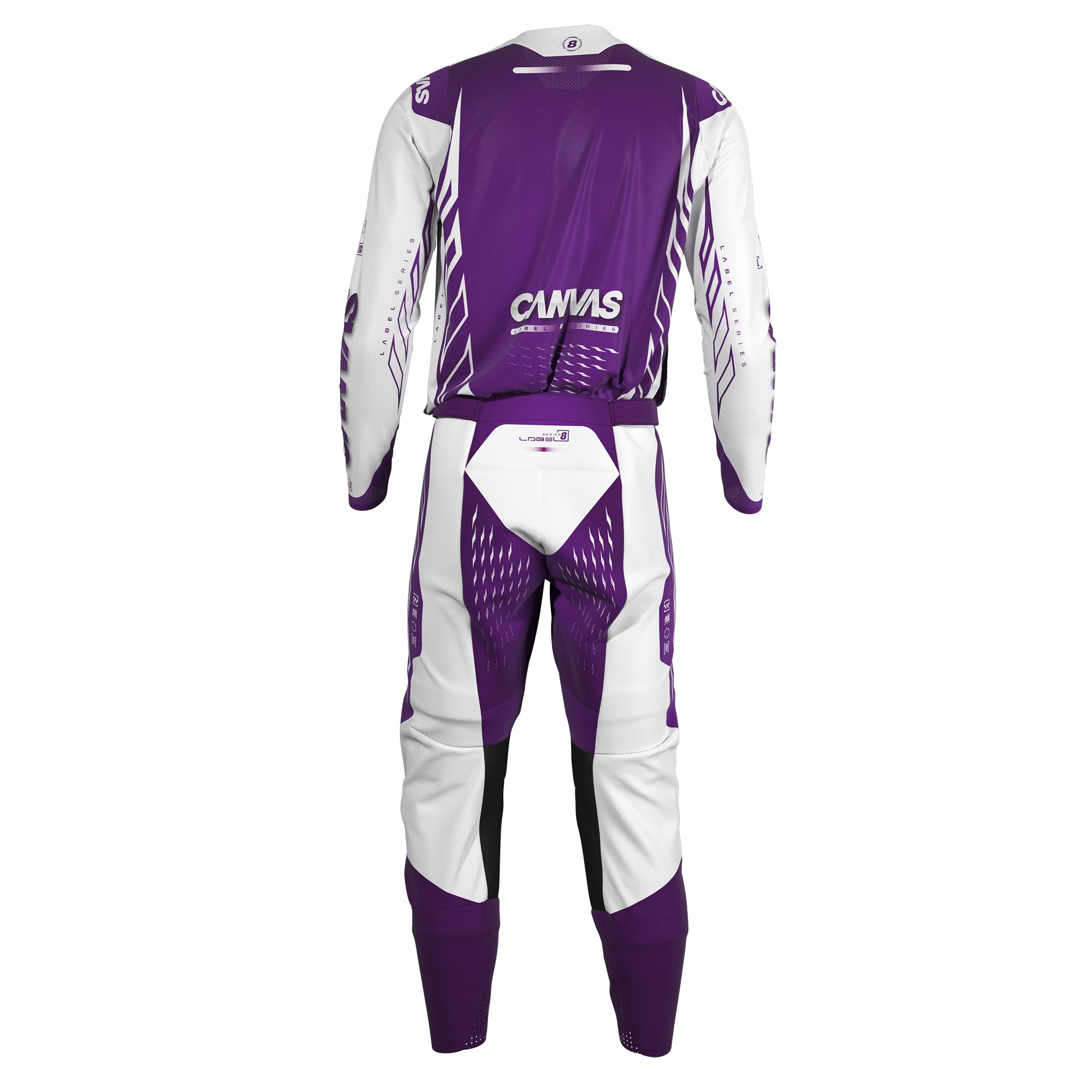 Label Series 8 Purple Haze Motocross Gear Canvas MX