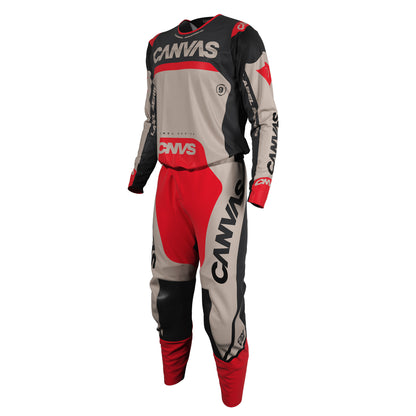 Label Series 9 Custom Motocross Gear - Cream Red