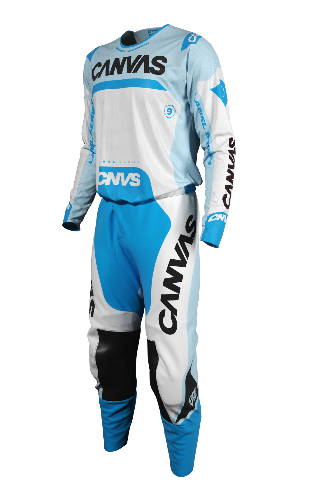 Label Series 9 Custom Motocross Gear - Ice
