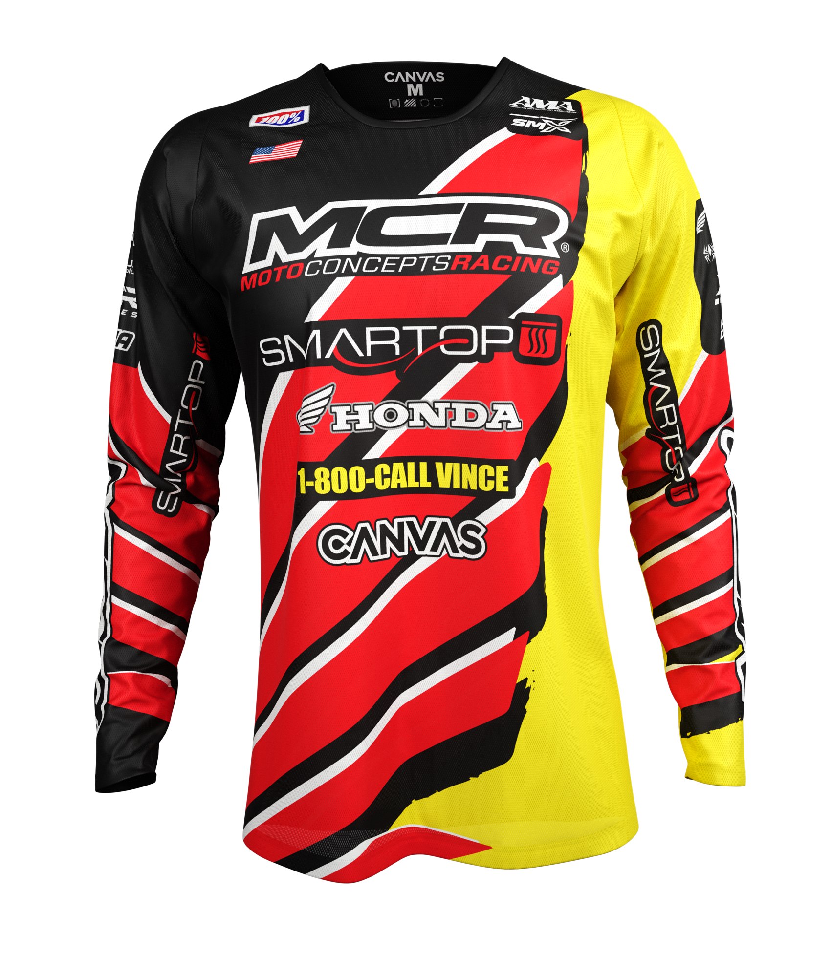 Personalized Team SmarTop MotoConcepts Racing Jersey - San Diego