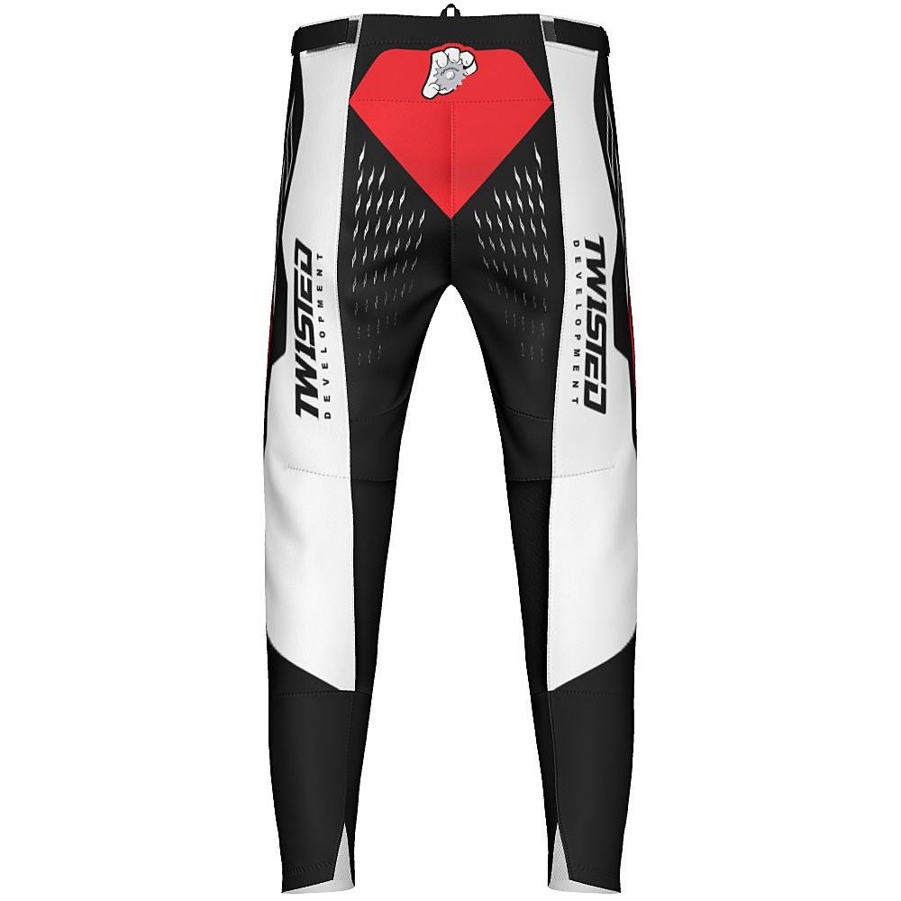 Grindstone Black-Red MX Pants