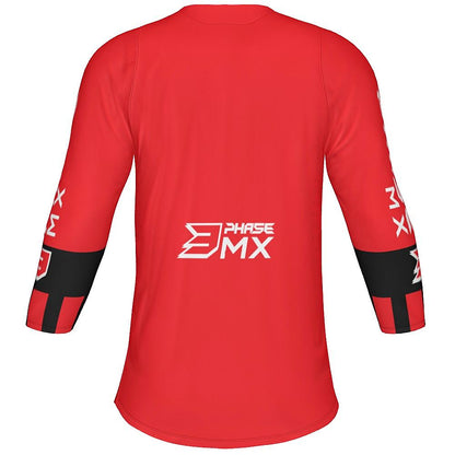 3 Phase MX  Adult 3-Quarter Sleeve Jersey - Ignition