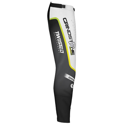 Grindstone Black & Yellow MX Pants - Youth