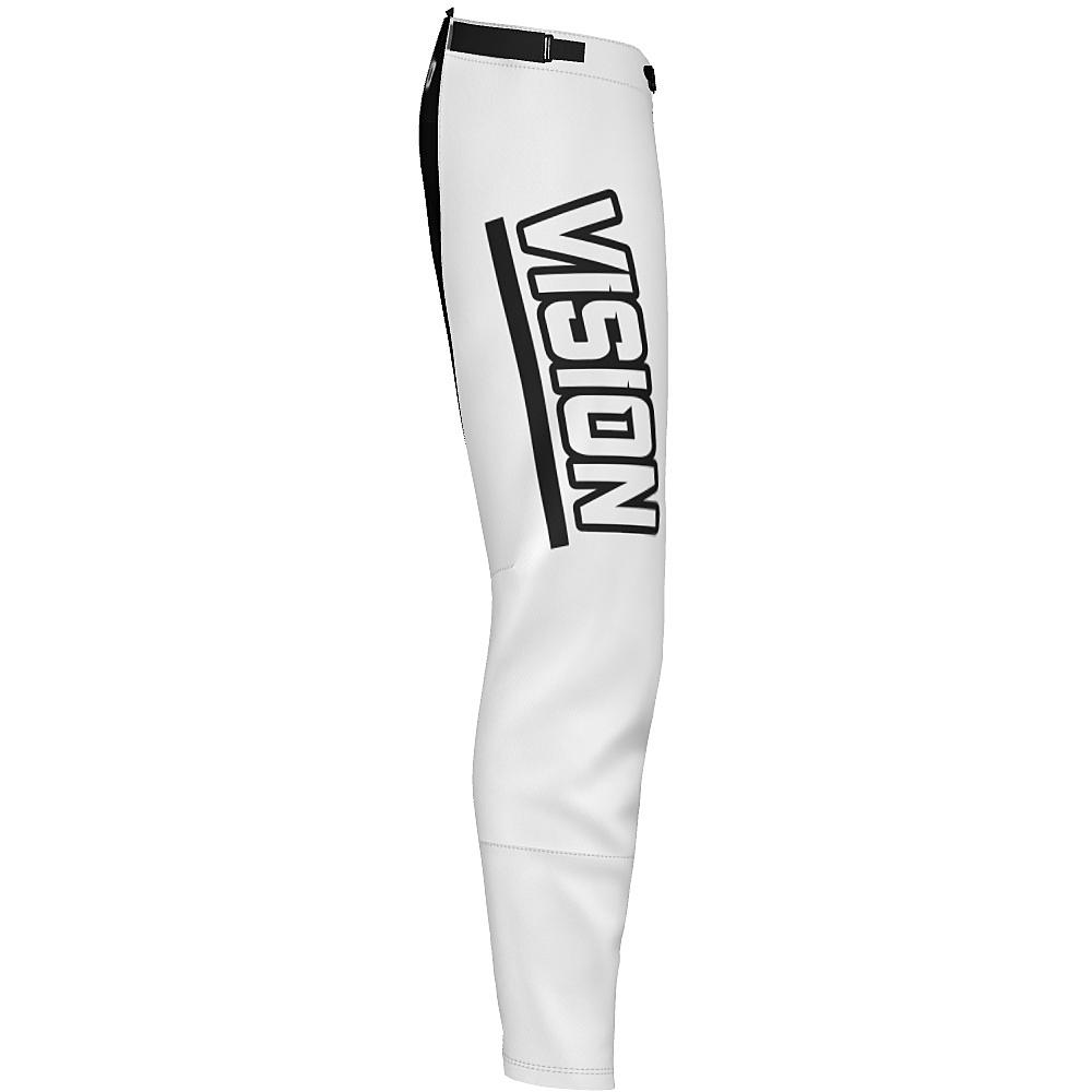 Vision MX White and Black Pants