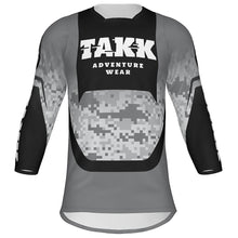 Load image into Gallery viewer, TAKK Gray 3-Quarter Sleeve Jersey - Youth
