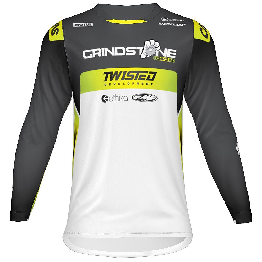 Grindstone Black & Yellow Jersey