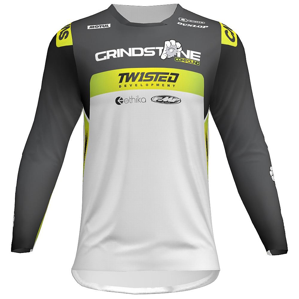 Grindstone Black & Yellow Jersey - Youth