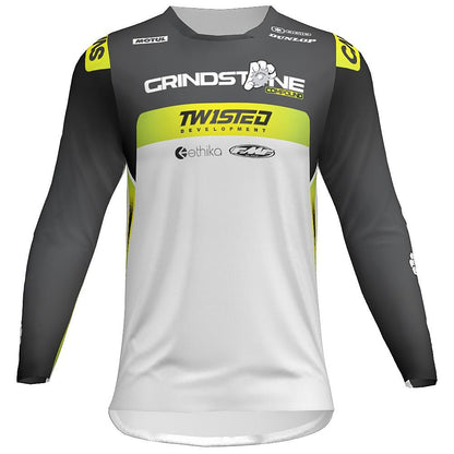 Grindstone Black & Yellow Jersey - Youth