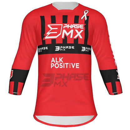 3 Phase MX  Adult 3-Quarter Sleeve Jersey - Ignition