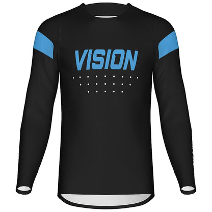 Vision MX Black and Blue Jersey