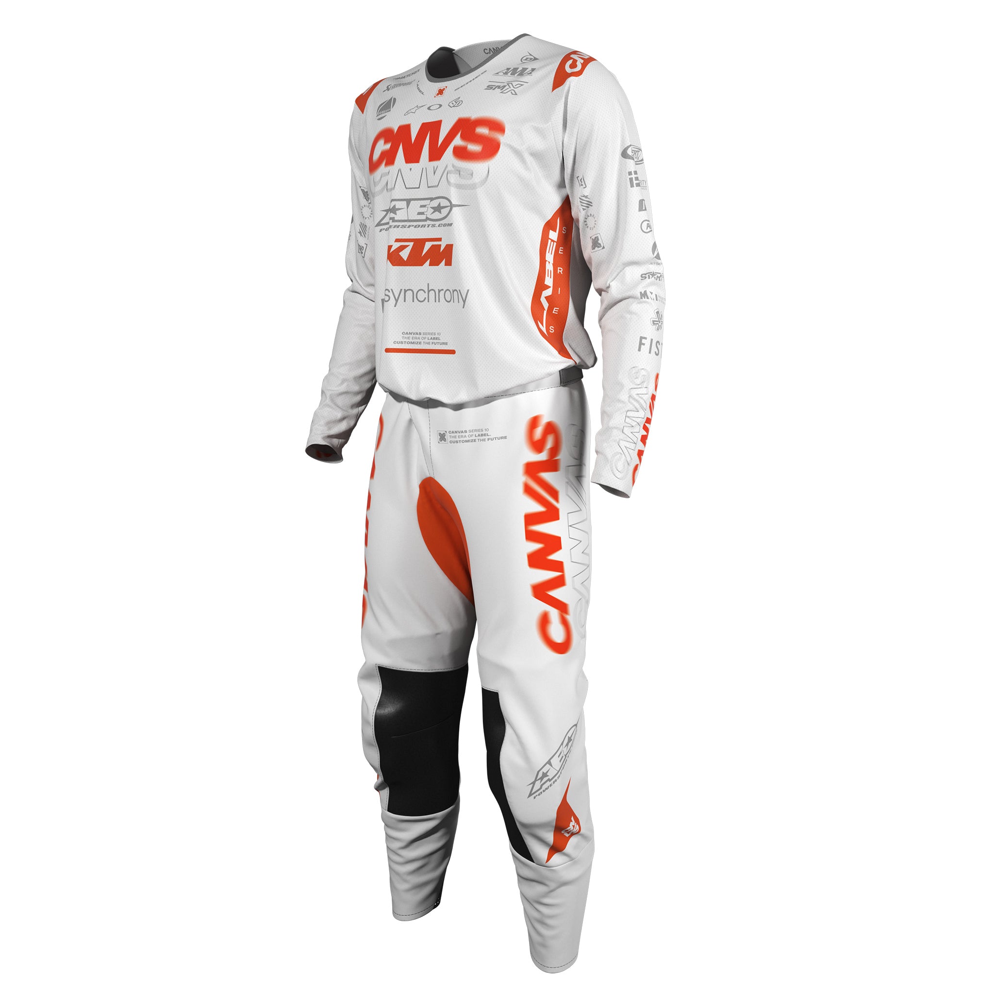 Team AEO Racing MX Gear - White - Salt Lake City – Canvas MX