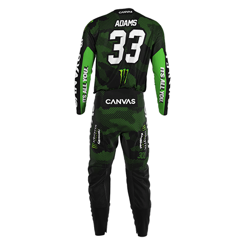 EVO - Green/Black Custom Jersey – Canvas MX