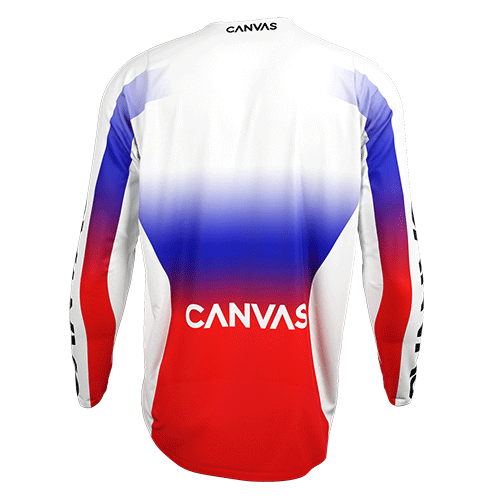 EVO - Red/White/Blue Custom Jersey