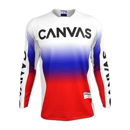 EVO - Red/White/Blue Custom Jersey