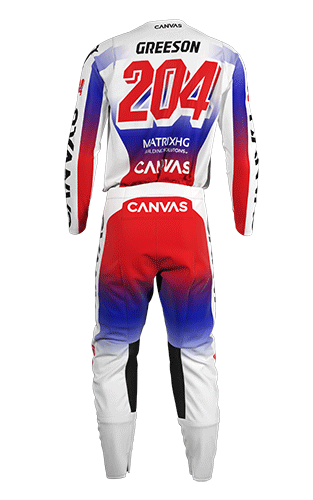 EVO Red White Blue Custom Jersey XS BIRDEYE