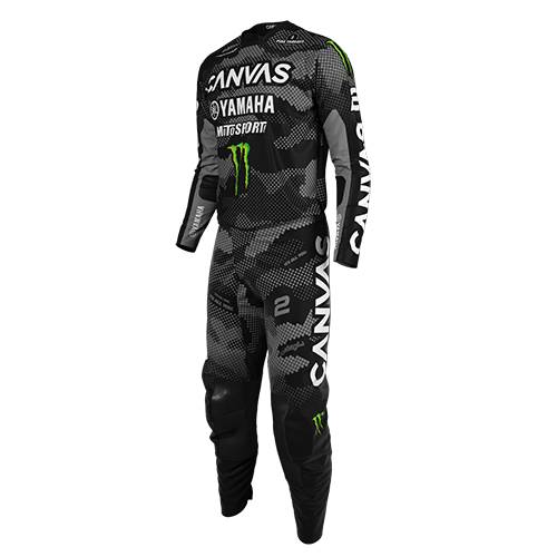 Contour Black Custom Jersey – Canvas MX