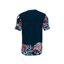 Load image into Gallery viewer, BICYCULT Crew Camo 3/4 Sleeve Red White Blue
