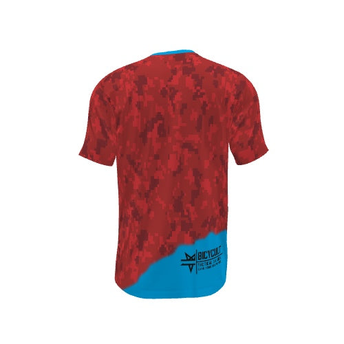 BICYCULT Tactical Division Red-Blue - Short Sleeve
