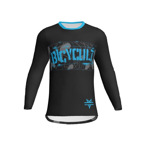 Lined Camo - Black and Blue Premium Fit