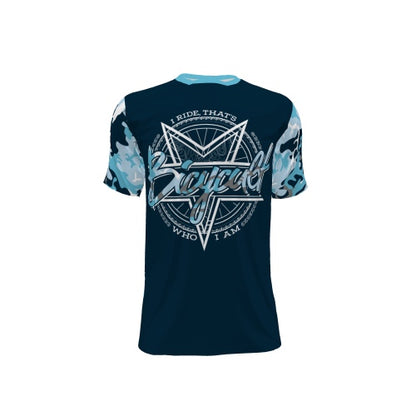 BICYCULT Crew Camo Short Sleeve Blue Grey