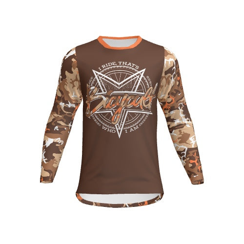 BICYCULT Crew Camo Premium Fit Brown Orange