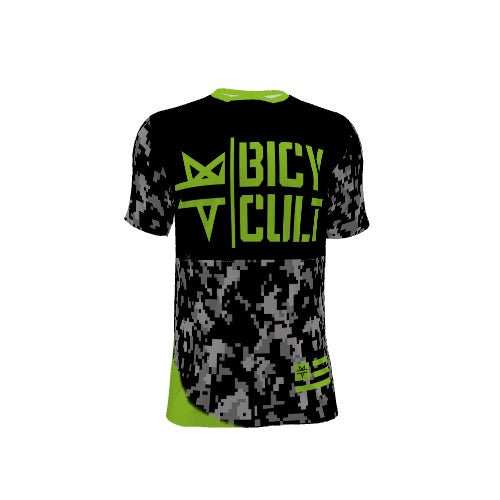 BICYCULT Tactical Division Black-Green Short Sleeve