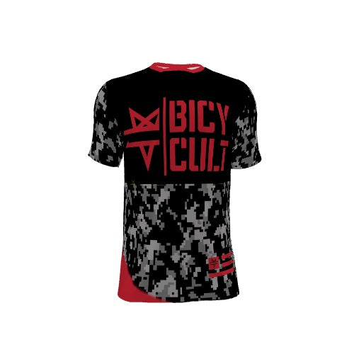BICYCULT Tactical Division Black-Red - Short Sleeve