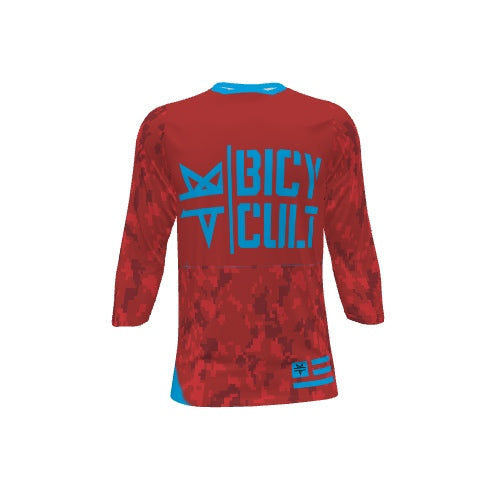 BICYCULT Tactical Division Red-Blue - 3/4 Sleeve