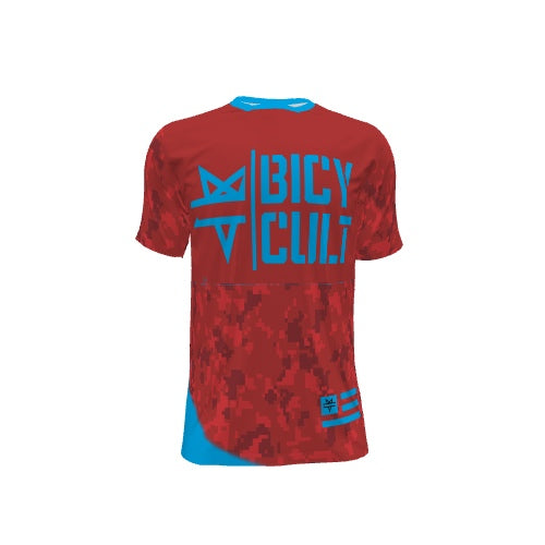 BICYCULT Tactical Division Red-Blue - Short Sleeve