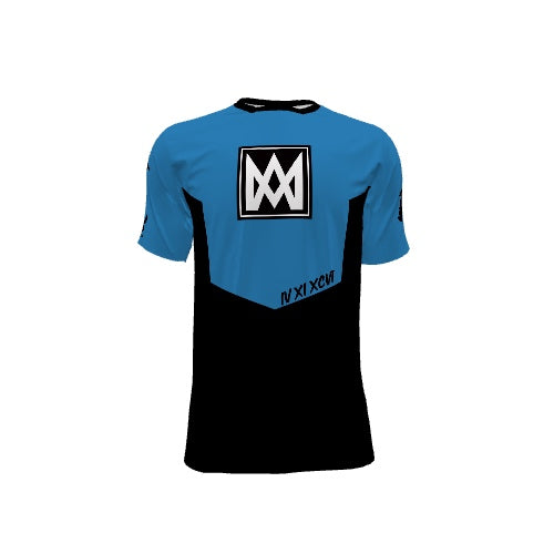 Adam Mock - Short Sleeve MTB Jersey - Blue