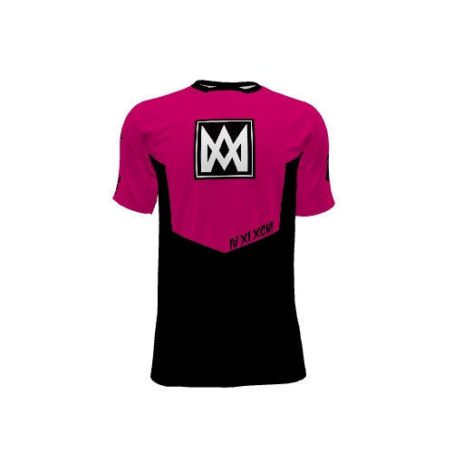 Adam Mock - Short Sleeve MTB Jersey -Pink